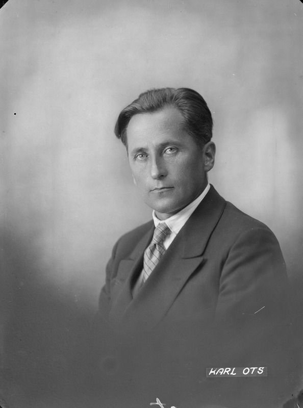 Karl Ots, portree, 1925