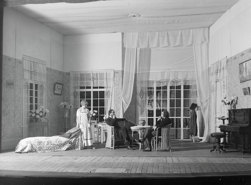 Tabamata Ime, Estonia, 1925, osades -  Eeva Marland - Erna Villmer, Magnus Kull - Sergius Lipp, Leo Saalep - Ants Lauter