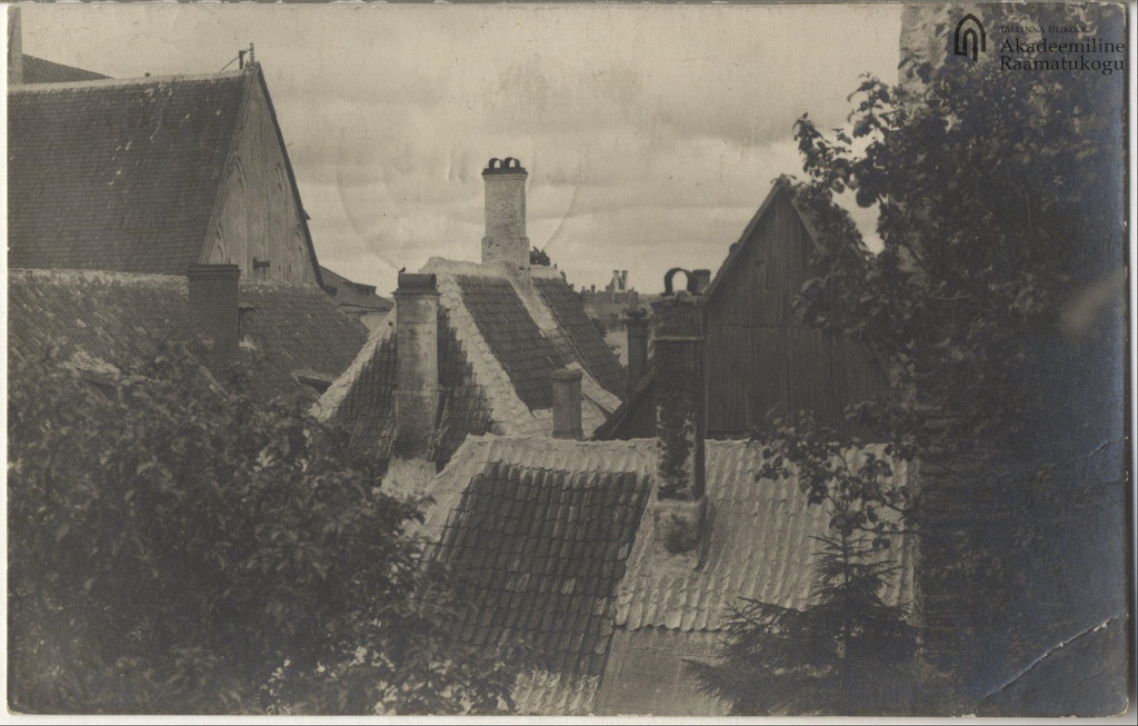Tallinn. View of the garden of the king of Denmark