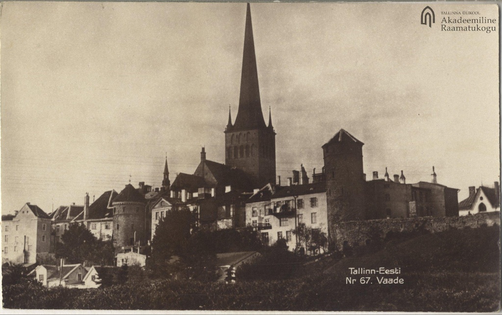 Tallinn. View to the eastern side of the Old Town