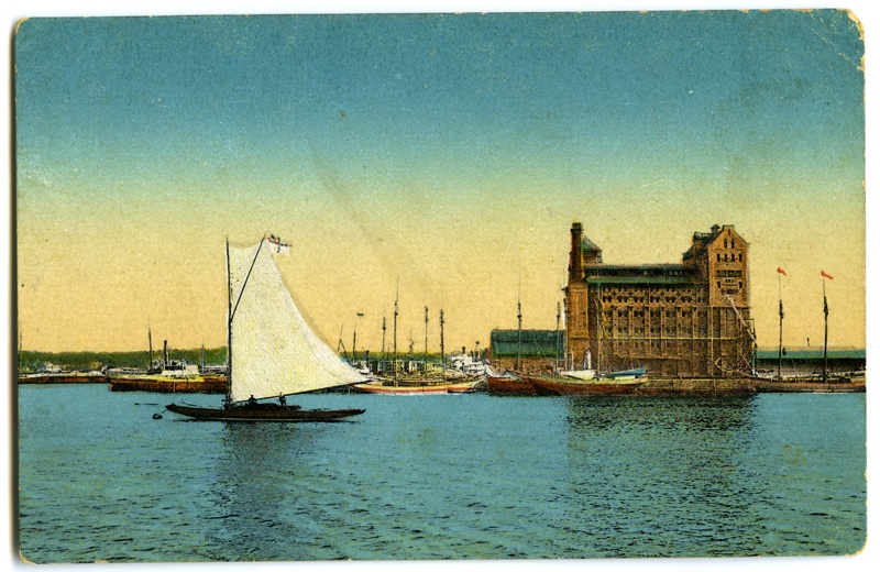 View of Tallinn port elevator