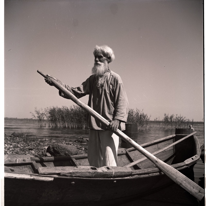 Võõpsu, vana mees venega vee peal.