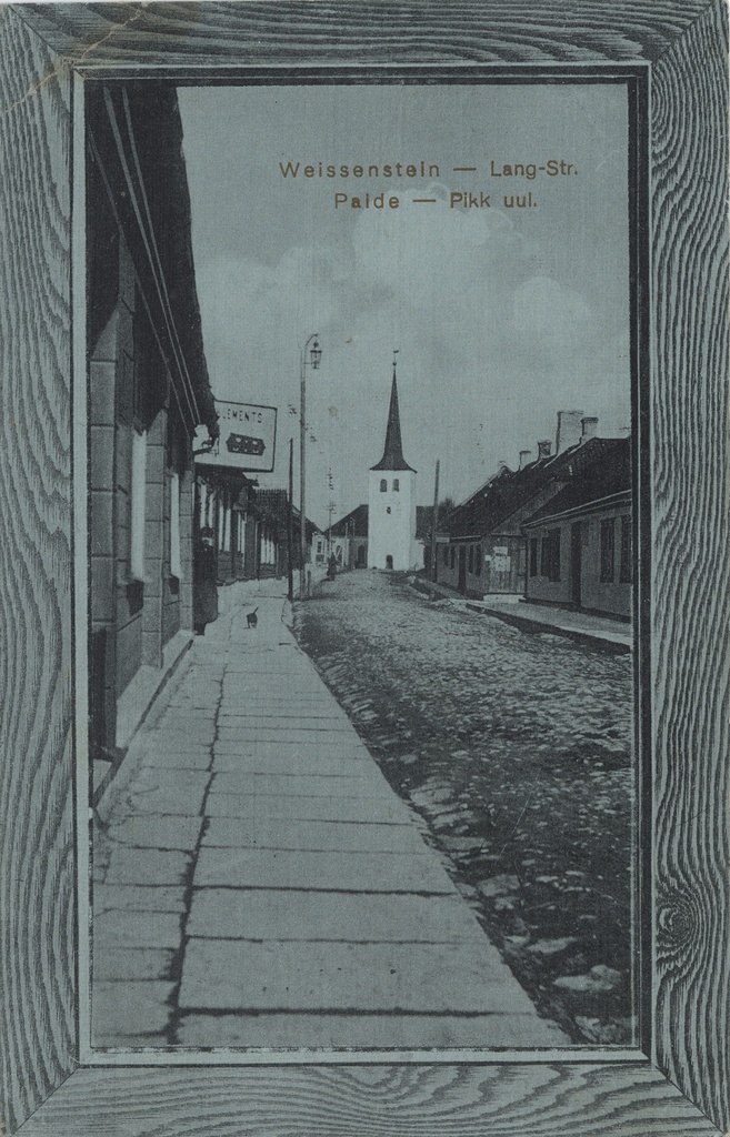 Weissenstein : Lang-Str. = Paide : Long outer edge.
