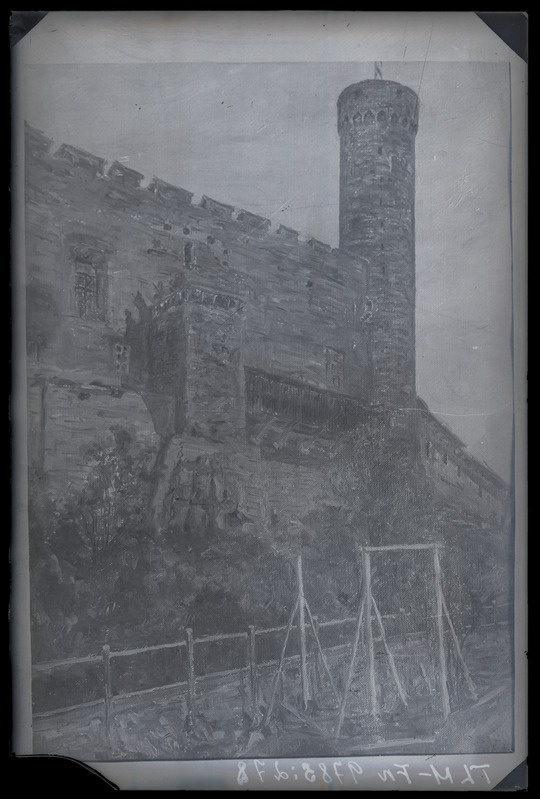 Tallinn, vaade Toompea linnusele.