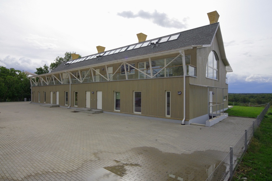 Apartment building in Rakvere on Upus Street, view of the building. Ab Künnapu & Padrik: Vilen Künnapu