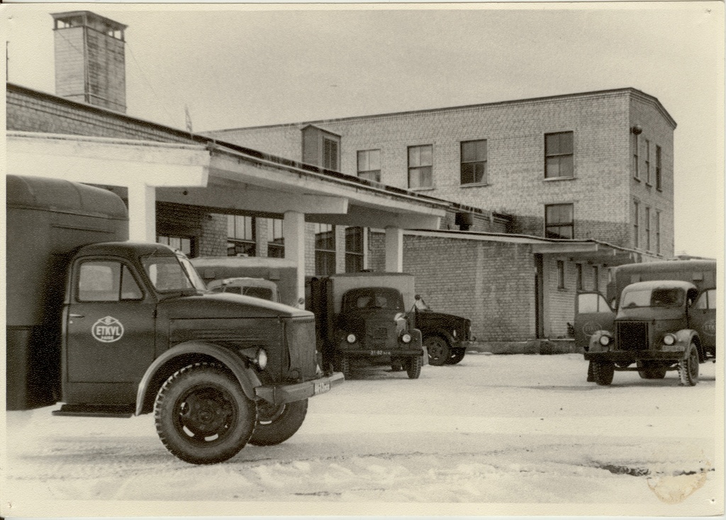 foto Leivakombinaat "Standard" Paide leivatööstuse hoov 1960-ndad