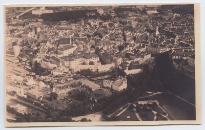 Tallinn, view of the exhibition square from the bird flight.  duplicate photo