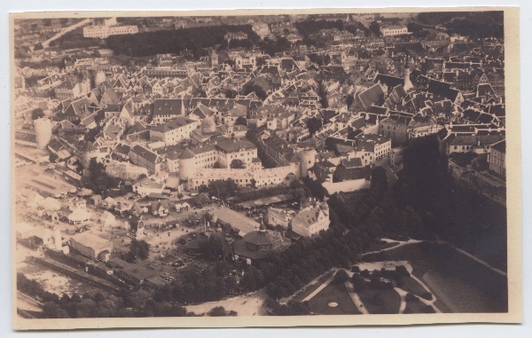 Tallinn, view of the exhibition square from the bird flight.
