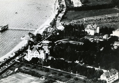 Emil Fahle villa, view of the bird flight. Architect Jacques Rosenbaum  duplicate photo