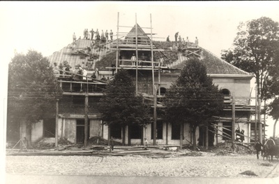 fotokoopia, Paide raekojale teise korruse ehitamine 1924.a.  duplicate photo
