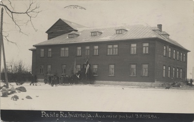 On the opening of Paide folk house 3.II.1929  duplicate photo