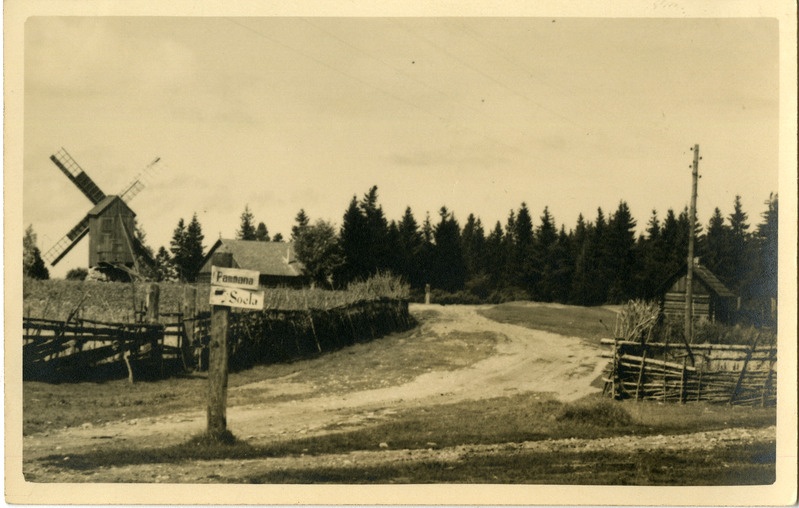 Leisi-Soela-Võhma teerist Meiuste külas