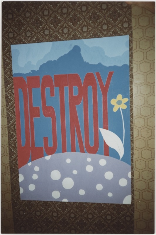 Jan Kausi maal "Destroy"