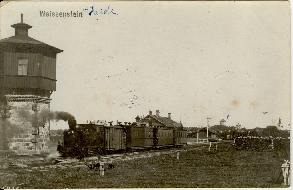 foto Paide raudteejaam 1920