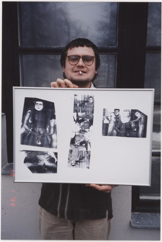 Andrus Joonas oma teosega