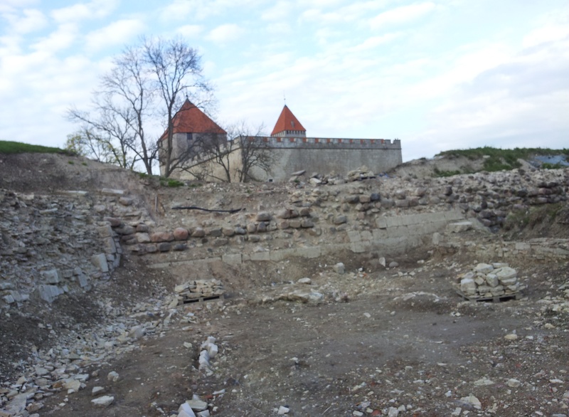 Kuressaare lossi vaade rephoto