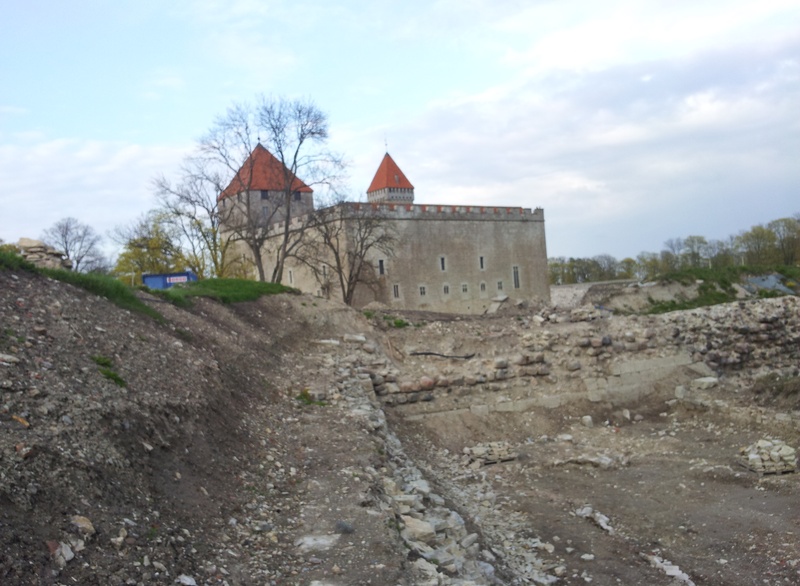 Kuressaare lossi vaade rephoto