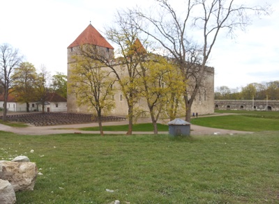 Kuressaare lossi vaade rephoto