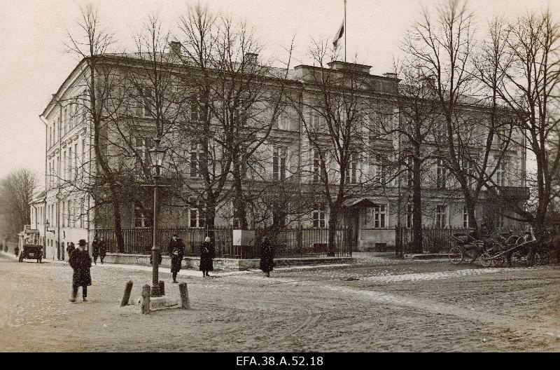 Tütarlaste era reaalgümnaasiumi Eliisekooli välisvaade.