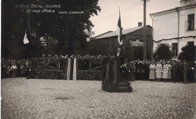 Foto. Võru linna 150. juubeli aktus. 19.08.1934.