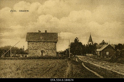 Vaade Uduvere alevikule, (vasakul) Uduvere erakool  similar photo