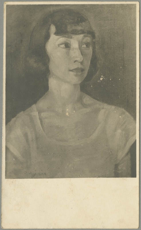 Fotorepro Amanda Jasmini teosest "Anna Triik-Põllusaare portree"