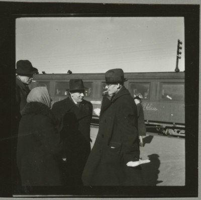 Eduard Wiiralt ärasõidul Viini  similar photo
