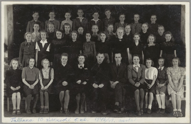 Tallinna 10. Keskkooli 5. klass 1946/1947