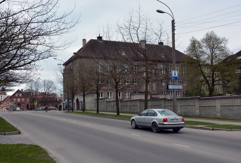 fotonegatiiv, Viljandi, Eesti Panga hoone u 1929 foto J.Riet rephoto