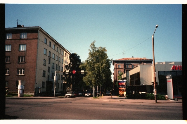 View from Liivalaia Street to Lembitu Street in Tallinn