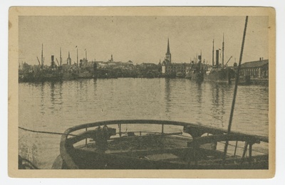 View of Tallinn and the port  duplicate photo