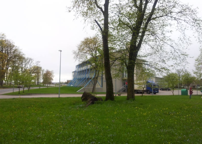 Linnavalitsuse mudaravila sisevaade, foto all trükikirje: "Kuresaare linnaomavalitsuse mudasupelusasutus" rephoto