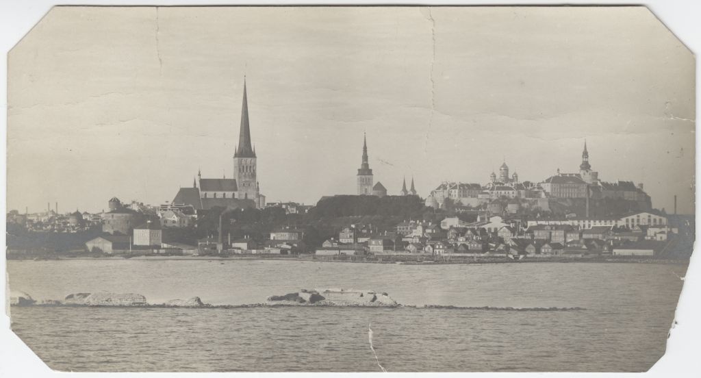 View of Tallinn from the sea