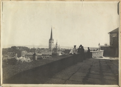 View Tallinn from Toompea. Niguliste Church.  similar photo