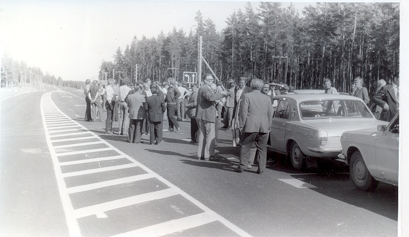 Photo Kuusalu - Opening of the section of the White River 1980