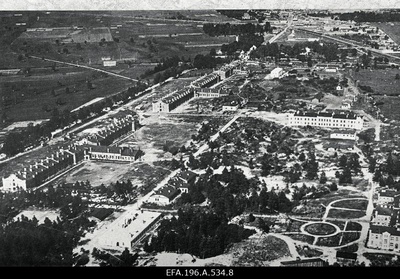 Õhufoto Tondi Sõjakooli hoonetele.  duplicate photo