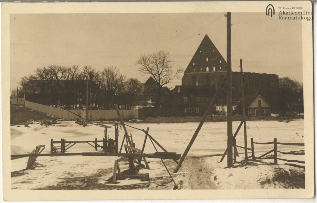 Tallinn. Parking place in the River Pirita