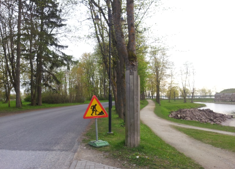 Vaade puiesteele - tee mudaravila "Roomassaar" juurde. rephoto