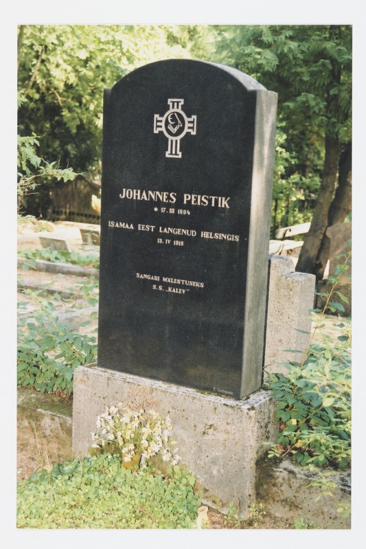 Johannes Peistik`i mälestuskivi