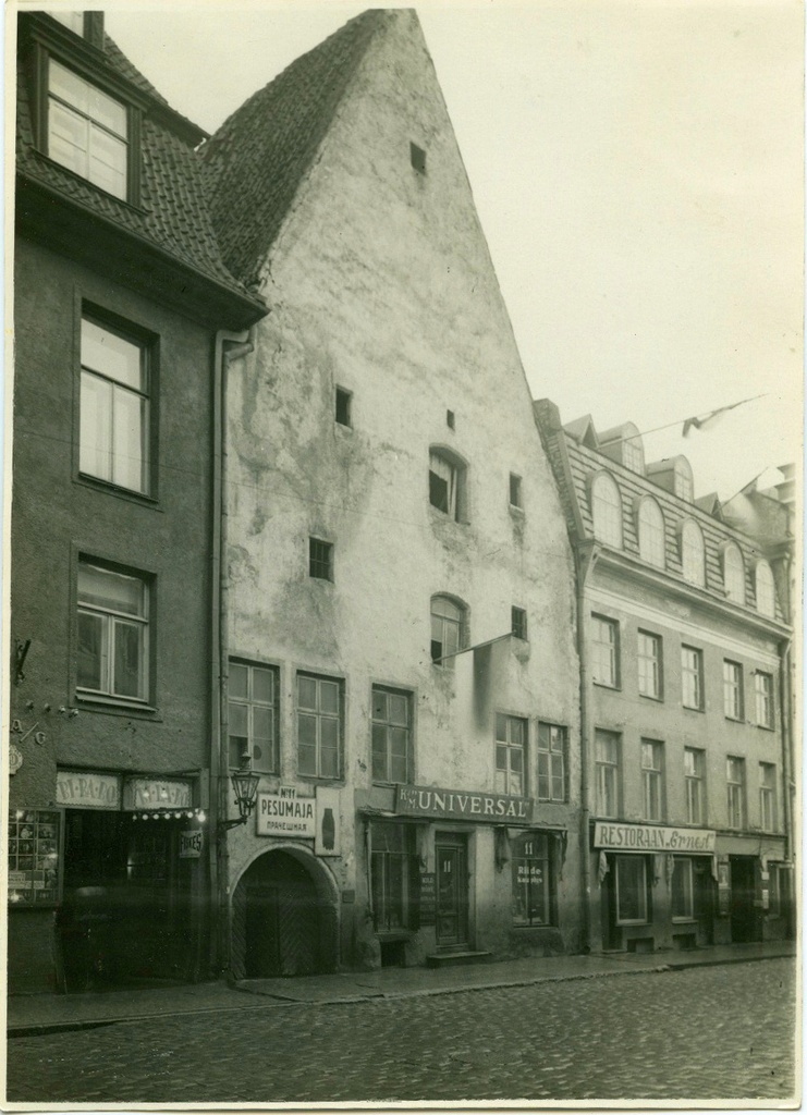 Tallinn, Viru tänav 11 maja fassaad enne lammutamist.