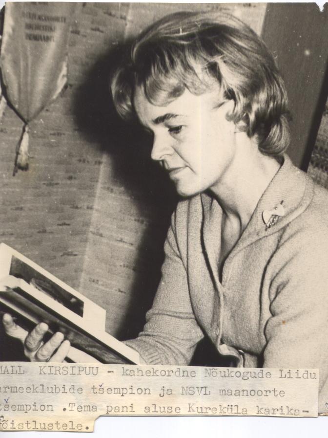 Mall Kirsipuu - Kureküla karikavõistlustele Kureküla Kapp alusepanija