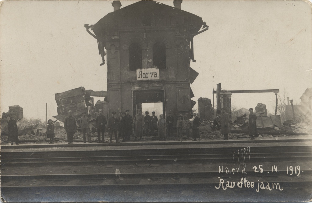 Narva Railway Station 25.IV.1919
