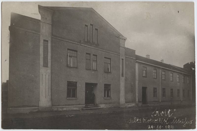 Postcard, Viljandi, Jakobson tn 18, Seltsi Koit maja