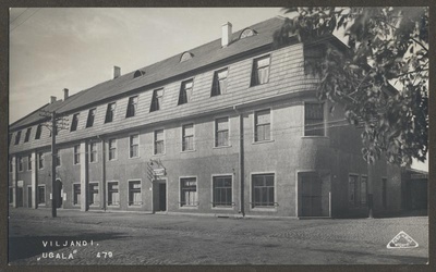 Photo, Viljandi, Tallinn tn 5, Ugala Theatre, Seasaar dunge etc., approx. 1930  duplicate photo