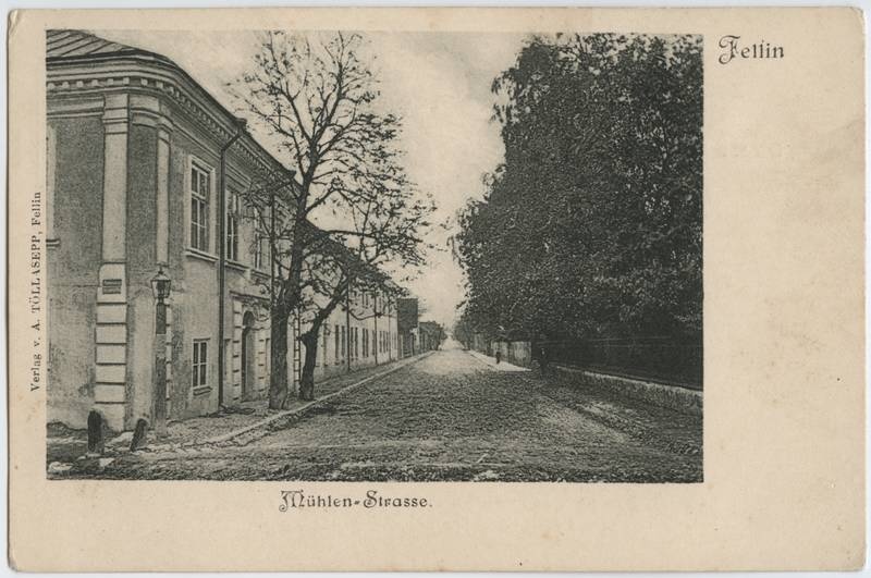 Postcard, Viljandi, Tallinn St 18, Jakobson St.