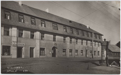 Postcard, Viljandi, Tallinn tn 5, Ugala theatre, Seasaar dunge  duplicate photo