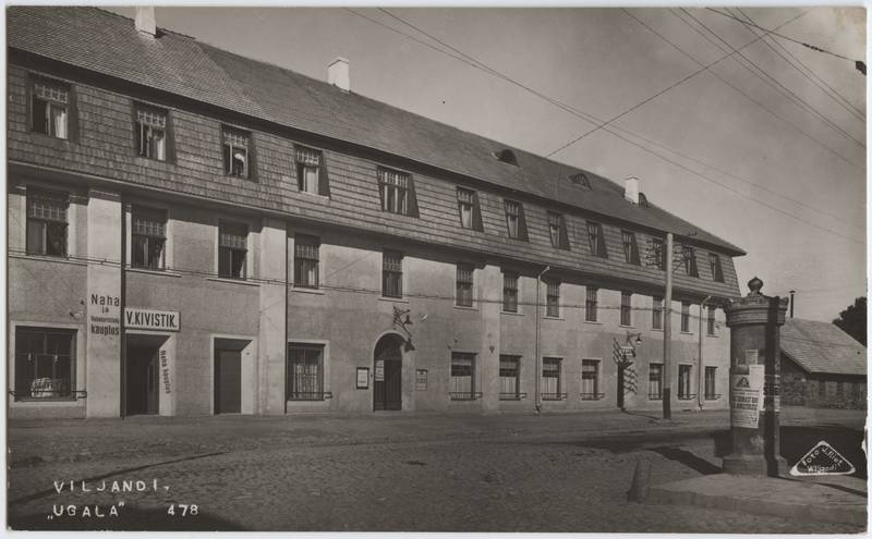 Postcard, Viljandi, Tallinn tn 5, Ugala theatre, Seasaar dunge