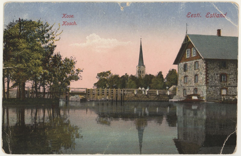 Kose veski and church