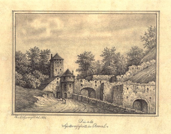 Old Nunne Gate in Tallinn