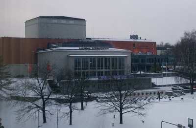 Tartu Theatre "Vanemuine". Outdoor view. rephoto